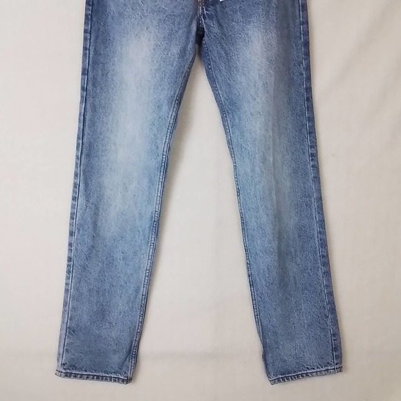 Brandy‎ Melville J Galt Mid Rise Button Fly Jeans Size Small in Med Wash Denim - Picture 5 of 14
